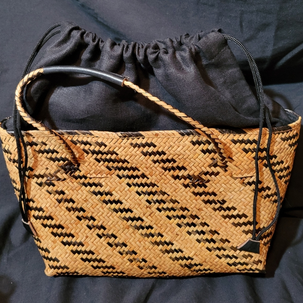 Faithfull the Brand Small Straw Tote Bag